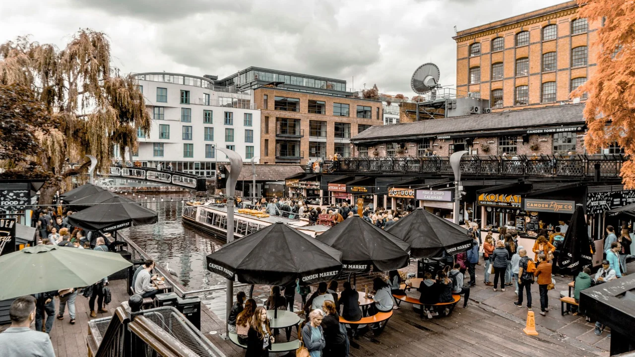 Street food stalls in Camden Market that locals often recommend
